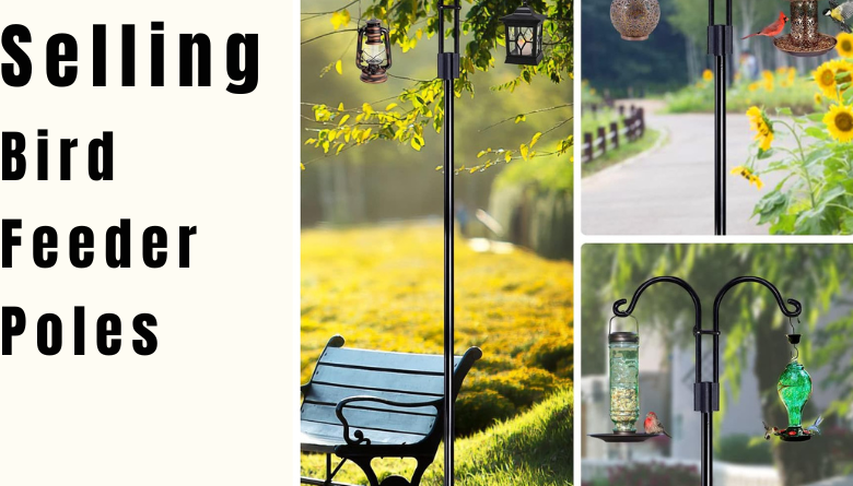 bird feeder poles
